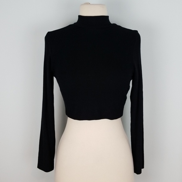 naked wardrobe Sweaters - Naked wardrobe crop turtleneck
